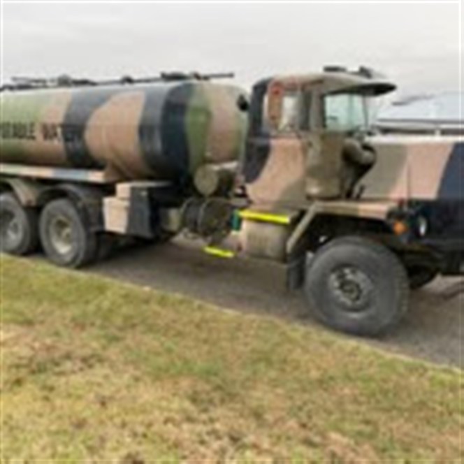 K.R Bulk Water potable water tanker, side view